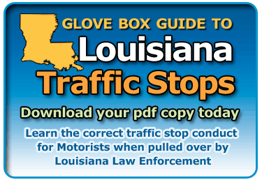 Glove Box guide to traffic stops in Jefferson Davis Louisiana
